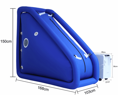 KOVE Hyperbaric Oxygen Chamber Pro | 1.5 ATA Home Recovery System Hyperbaric Chamber KOVE