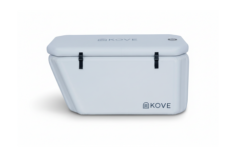 KOVE Elite Ice Bath – Ergonomic Reclined Cold Plunge (Chiller Compatible) White Ice Baths & Cold Plunges KOVE