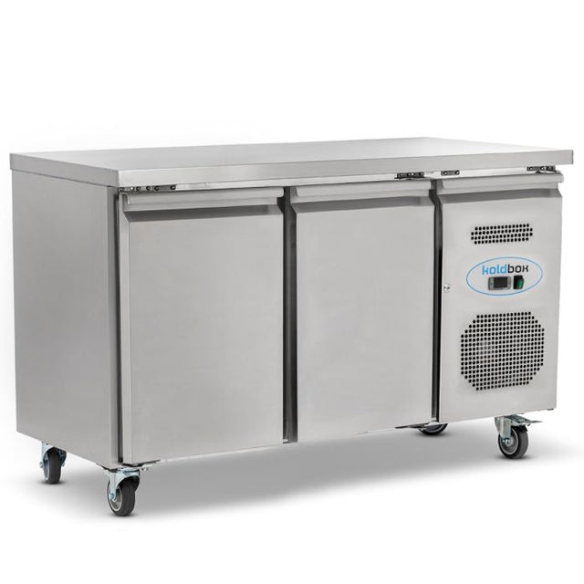 Koldbox 2 Door GN1/1 Refrigerated Counter 282L Gastronorm Fridge - KXRC2 Refrigerated Counters - Double Door Koldbox   