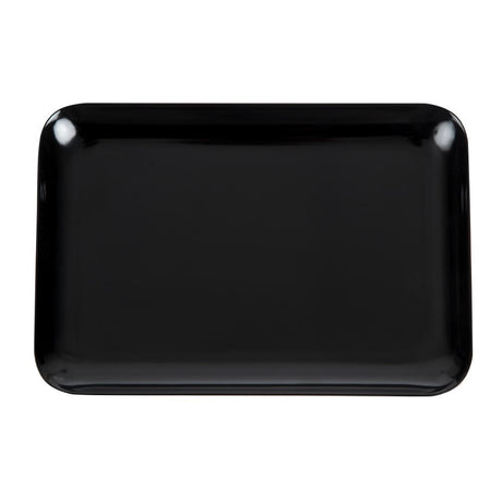Dalebrook Melamine Small Rectangular Platter Black 240 x 160mm - L289  Dalebrook   