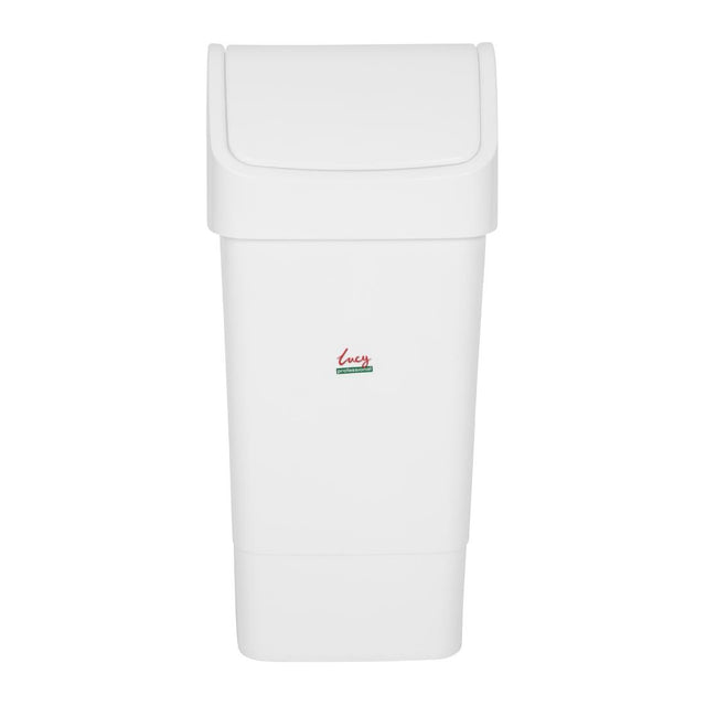 SYR Polypropylene Swing Bin White 50Ltr - L570  Scot Young   