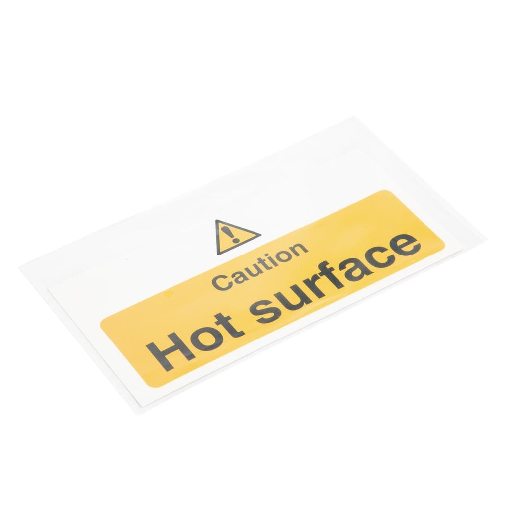 Vogue Caution Hot Surface Sign - L848  Vogue   