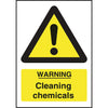 Warning Cleaning Chemicals Sign - L851  Vogue   