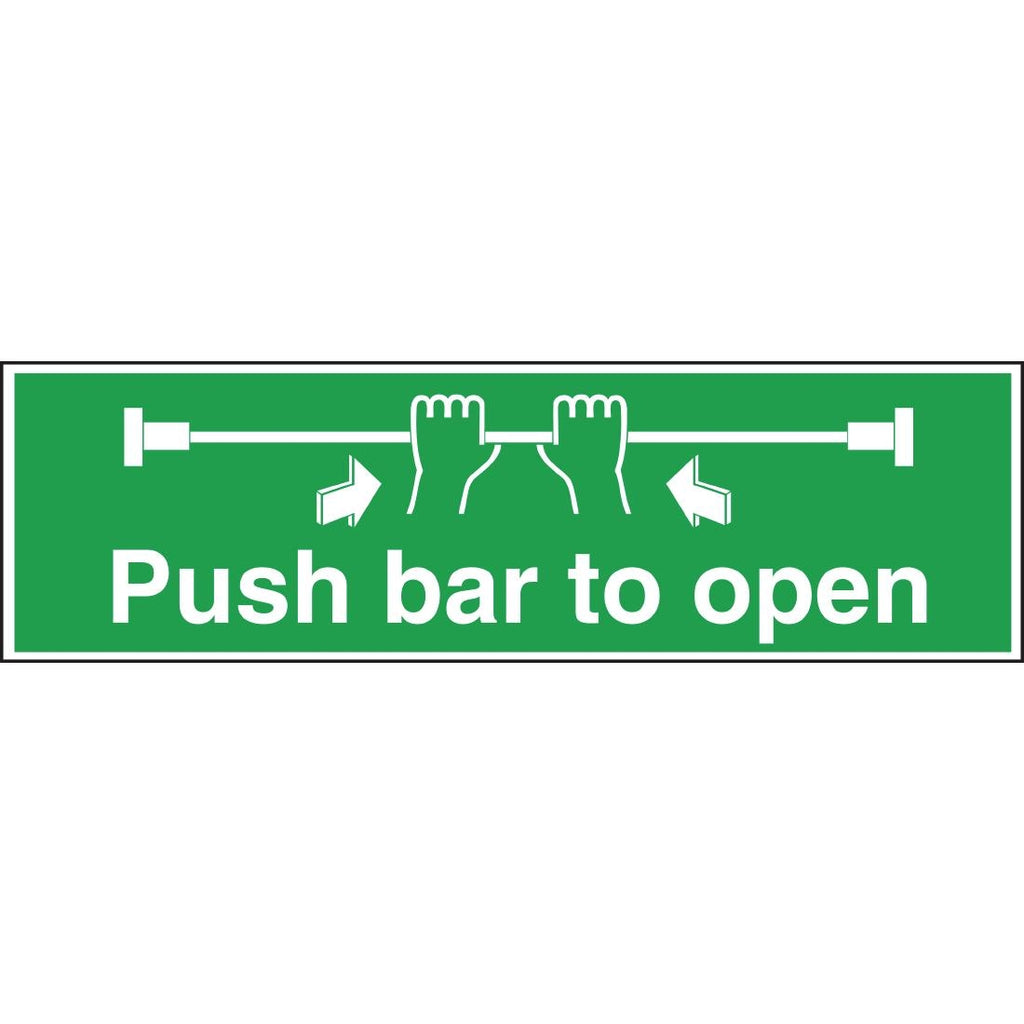 Vogue Push Bar To Open Sign - L856  Vogue   