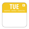 Hygiplas Removable Colour Coded Food Labels Tuesday (Pack of 1000) - L932  Hygiplas   