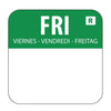 Hygiplas Removable Colour Coded Food Labels Friday (Pack of 1000) - L935  Hygiplas   