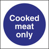 Vogue Cooked Meat Only Sign - L959  Vogue   