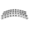 Beaumont Perspex Table Numbers 31-40 - L984  Beaumont   