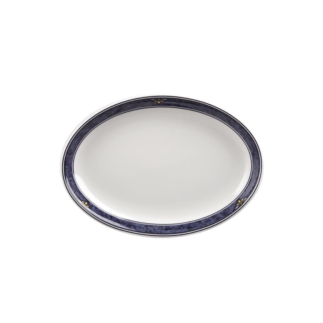 Churchill Venice Oval Platters 202mm (Pack of 12) - M399 Churchill Super Vitrified Churchill   
