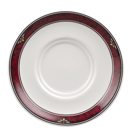 Churchill Milan Maple Saucers 127mm (Pack of 24) - M731 Churchill Super Vitrified Churchill   