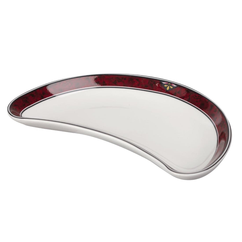 Churchill Milan Crescent Salad Plates 202mm (Pack of 12) - M753 Plates Churchill