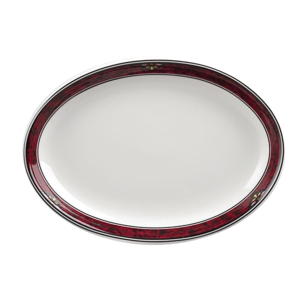 Churchill Milan Oval Platters 202mm (Pack of 12) - M767 Churchill Super Vitrified Churchill   