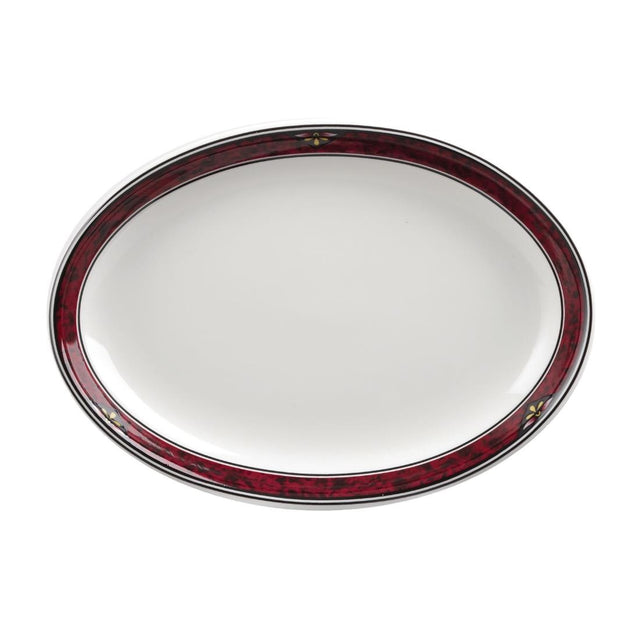 Churchill Milan Oval Platters 202mm (Pack of 12) - M767 Churchill Super Vitrified Churchill   