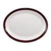 Churchill Milan Oval Platters 254mm (Pack of 12) - M768 Churchill Super Vitrified Churchill   