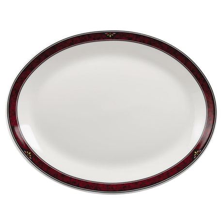 Churchill Milan Oval Platters 305mm (Pack of 12) - M769 Churchill Super Vitrified Churchill   