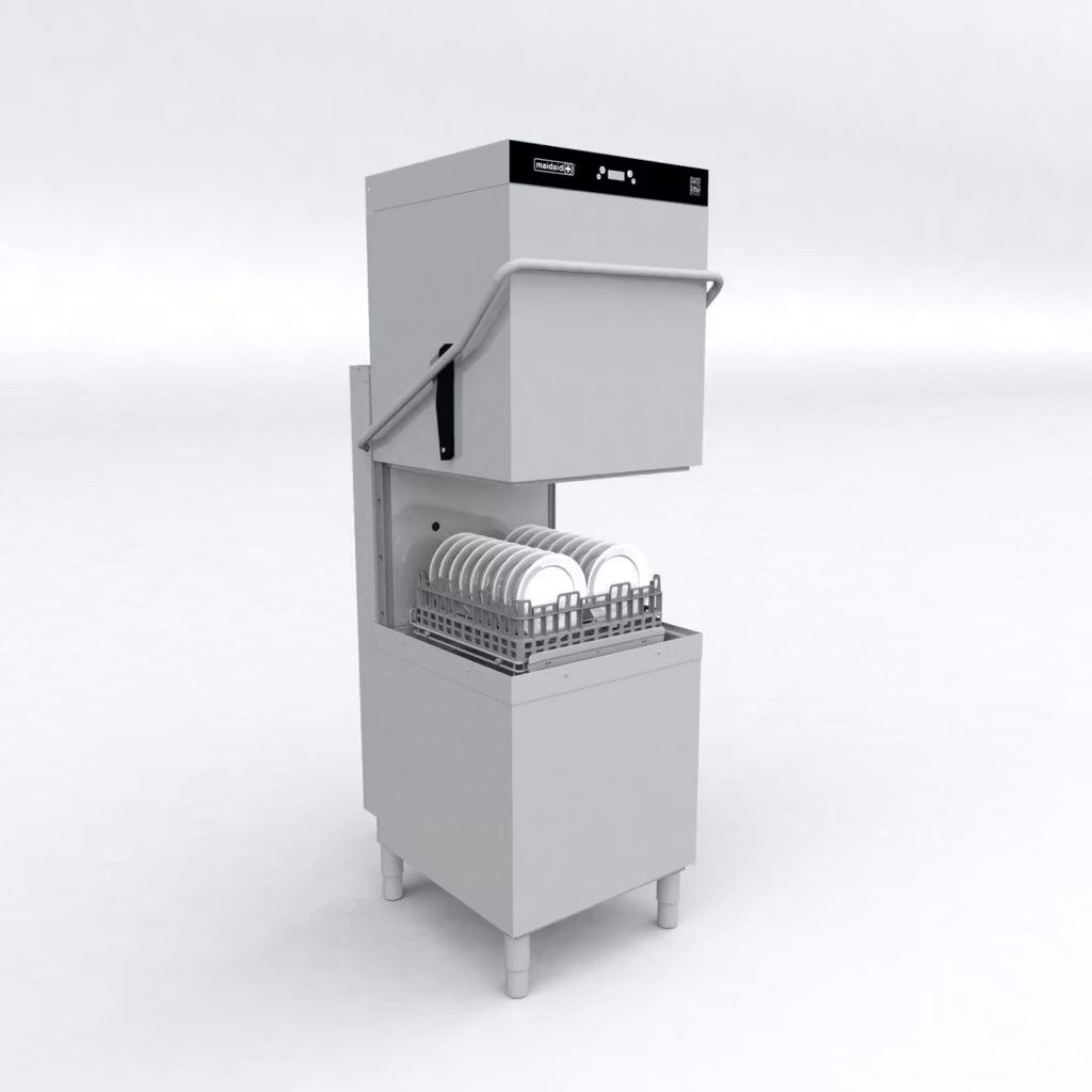 Maidaid Pass Through Dishwasher with Drain Pump & Water Softener - C205WS Pass Through Hood Dishwashers Maidaid Halcyon