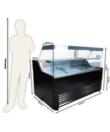 Combisteel Wesley Refrigerated Serve Over 2590mm Wide *Transport On Request* | 7090.0100 Standard Serve Over Counters Combisteel