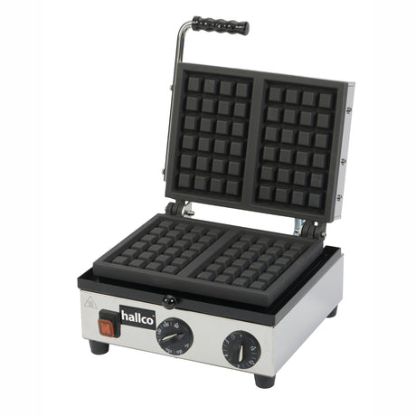 Hallco Waffle Machine 2 Waffle Maker Capacity | MEMT20000 Waffle Makers Hallco