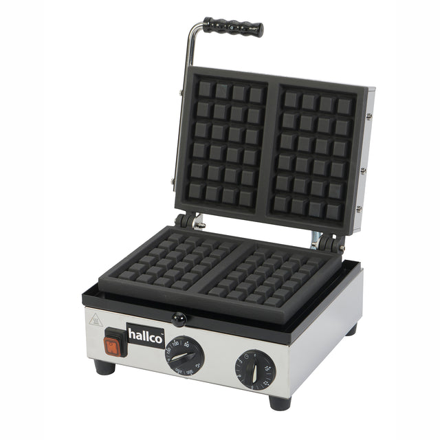 Hallco Waffle Machine 2 Waffle Maker Capacity | MEMT20000 Waffle Makers Hallco