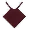 Napkin Style Dignified Adult Clothing Protector - Maroon - 45x45cm - MSP0254  Non Branded   