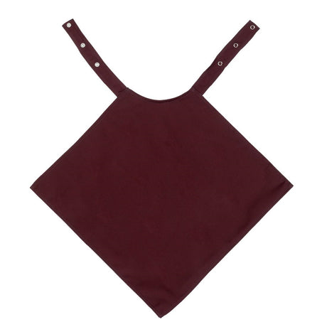 Napkin Style Dignified Adult Clothing Protector - Maroon - 45x45cm - MSP0254  Non Branded   