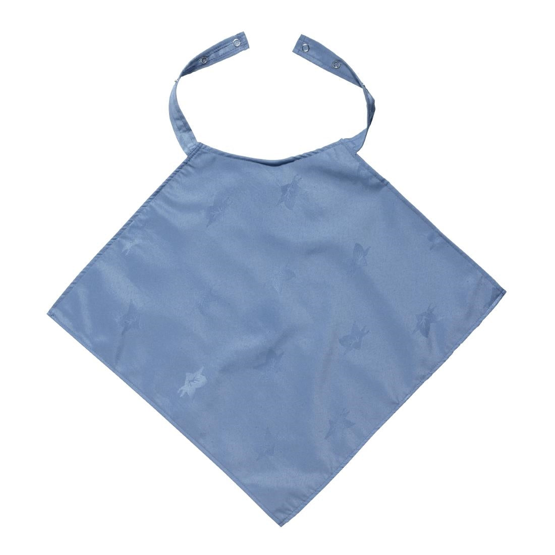 Napkin Style Dignified Adult Clothing Protector - Blue - 45x45cm - MSP0255  Non Branded   