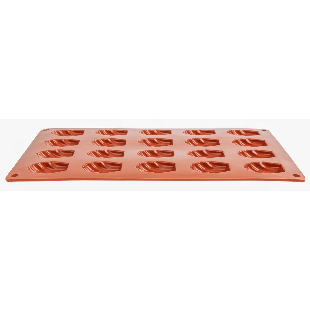 Pavoni Formaflex Silicone Non-Stick Mini-Madeleine Mould 20 Cup - N939  Pavoni   