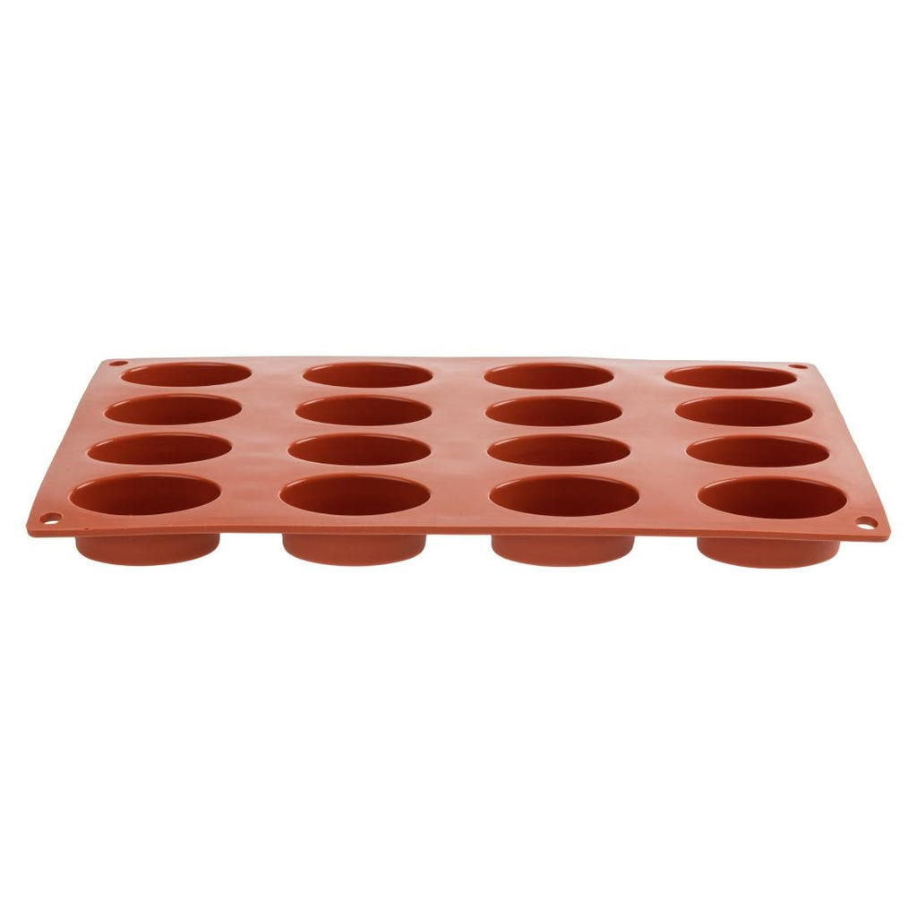 Pavoni Formaflex Silicone Oval Mould 16 Cup - N951  Pavoni   