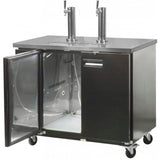 Prodis Double Door Keg Cooler with Double Tap – Commercial Beer Dispenser | NTKC2 Keg Coolers & Beer Dispensers Prodis