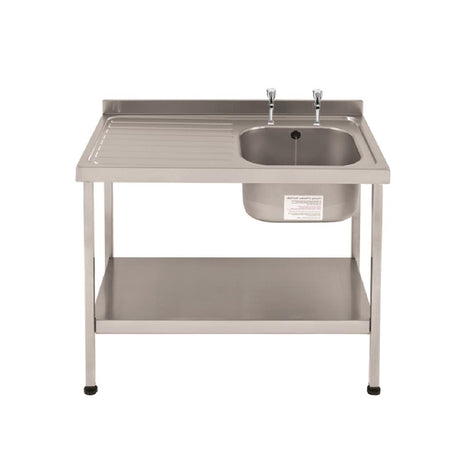 KWC DVS Self Assembly Stainless Steel Sink Left Hand Drainer 1000x600mm - P050  KWC DVS   