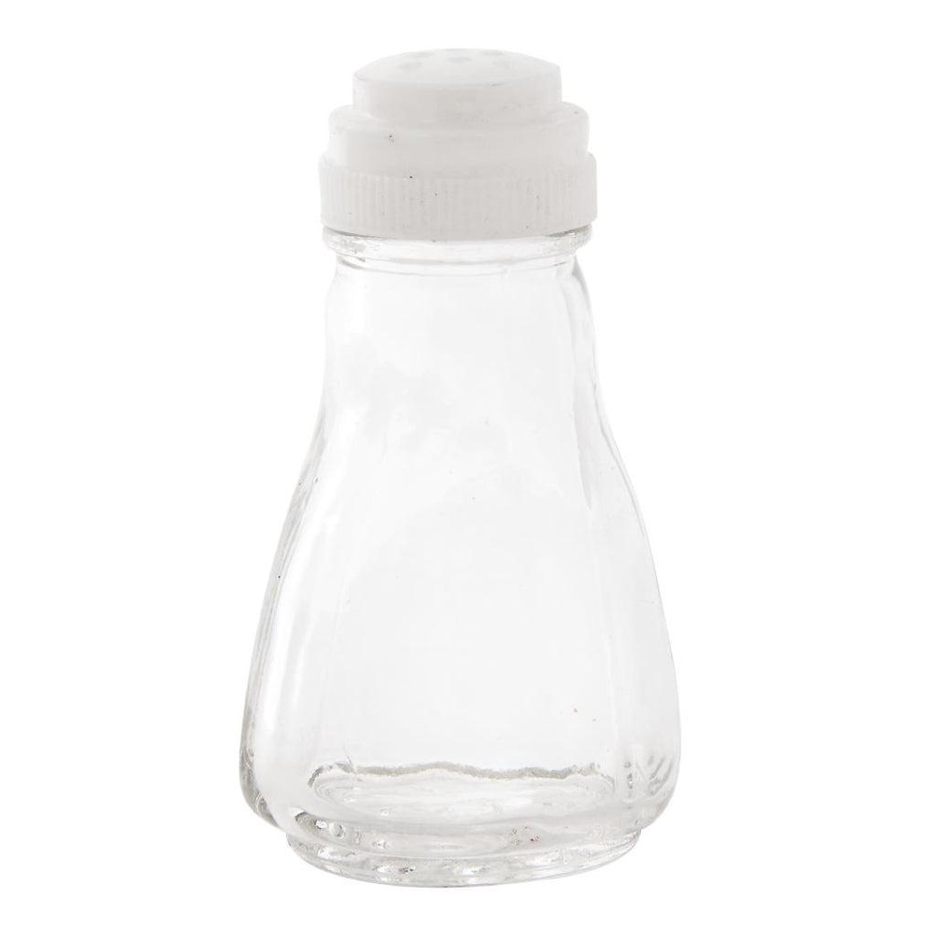 Utopia Glass Pepper Shaker Pot (Pack of 12) - P233  Utopia   
