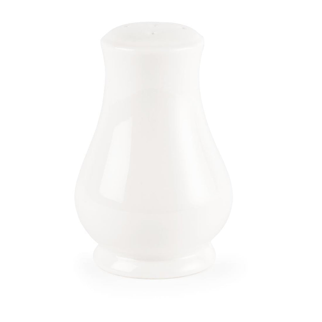 Churchill Whiteware Sandringham Pepper Shakers 82mm (Pack of 12) - P289 Churchill Super Vitrified Churchill   