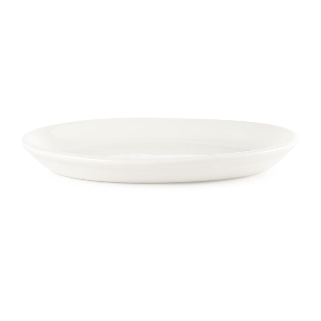 Churchill Whiteware Oval Platters 202mm (Pack of 12) - P291 Churchill Super Vitrified Churchill   