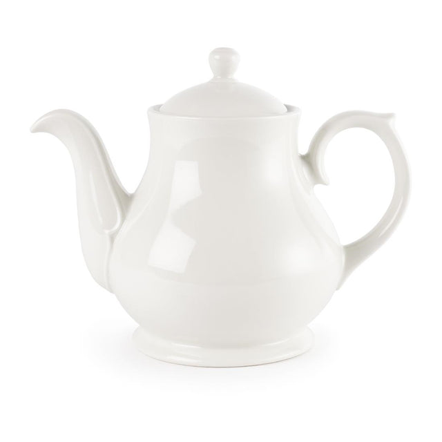 Churchill Whiteware Tea and Coffee Pots 852ml (Pack of 4) - P321 Churchill Super Vitrified Churchill   