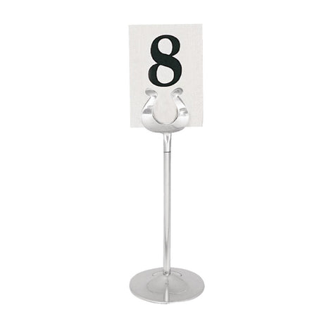 Olympia Stainless Steel Table Number Stand 205mm - P343  Olympia   