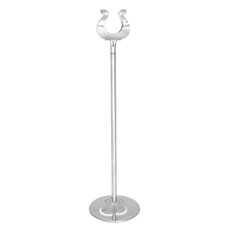 Olympia Stainless Steel Table Number Stand 305mm - P344  Olympia   