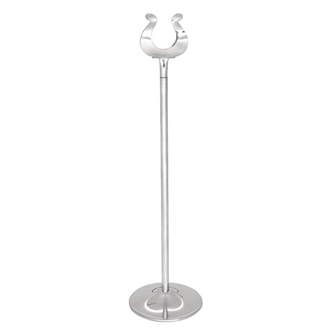 Olympia Stainless Steel Table Number Stand 255mm - W621  Olympia   