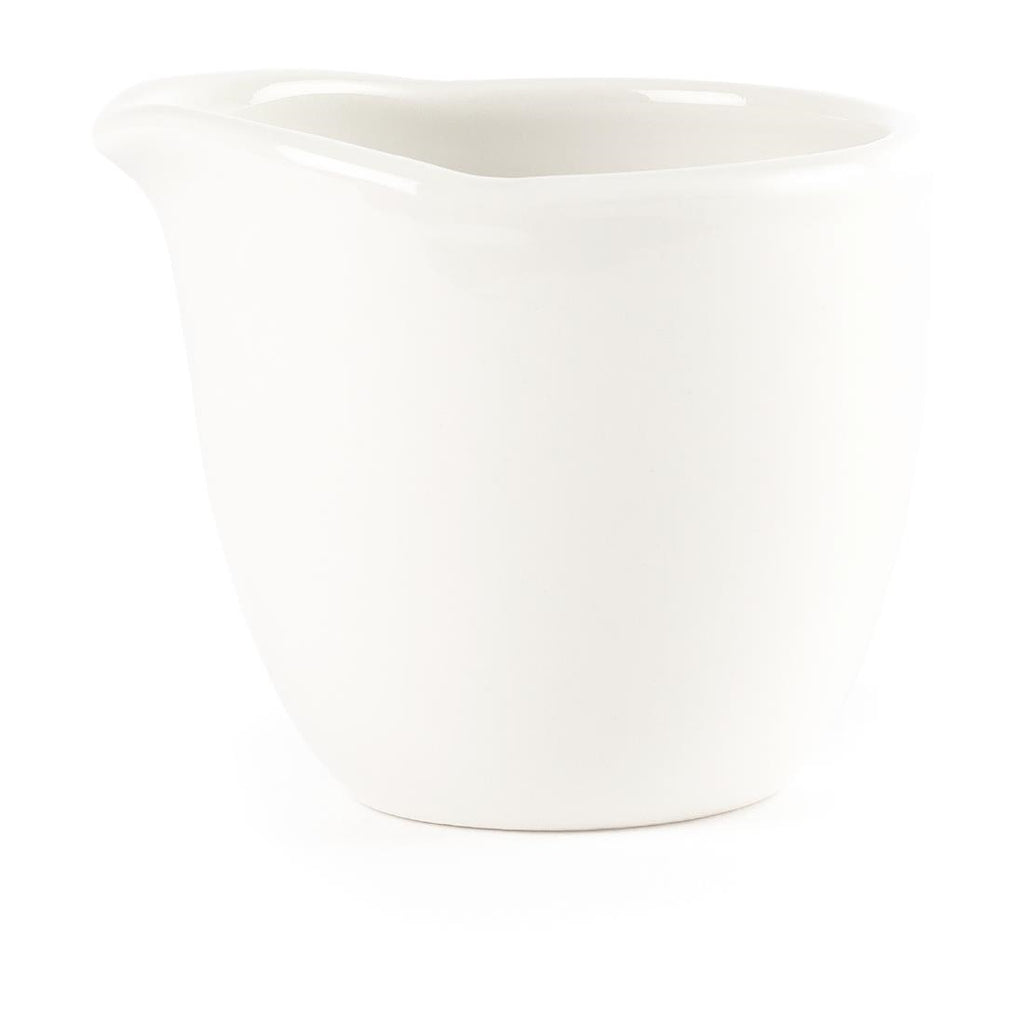 Churchill Whiteware Mini Jugs 85ml (Pack of 24) - P437 Churchill Super Vitrified Churchill   