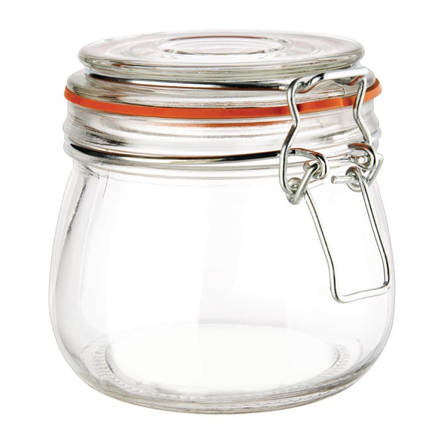 Vogue Clip Top Preserve Jar 500ml - P490  Vogue   
