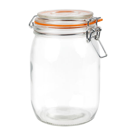 Vogue Clip Top Preserve Jar 1000ml - P492  Vogue   