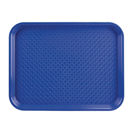 Olympia Kristallon Polypropylene Fast Food Tray Blue Medium 415mm - P506  Olympia   