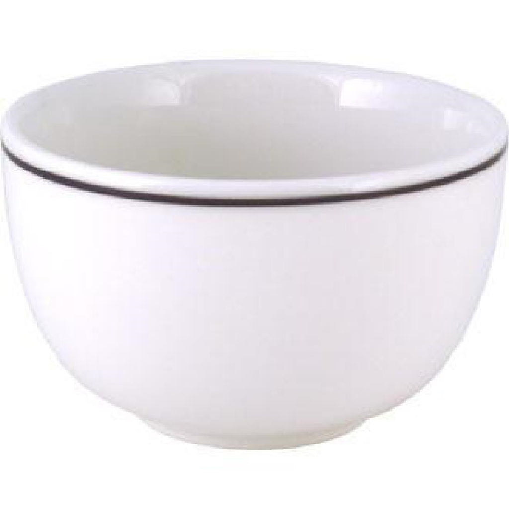 Churchill Black Line Sugar Bowls 89mm (Pack of 12) - P704 Bowls Churchill