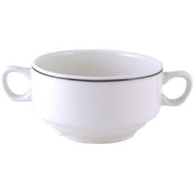 Churchill Black Line Soup Bowls 398ml (Pack of 24) - P706 Bowls Churchill
