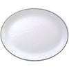 Churchill Black Line Oval Platters 254mm (Pack of 12) - P707 Churchill Super Vitrified Churchill   