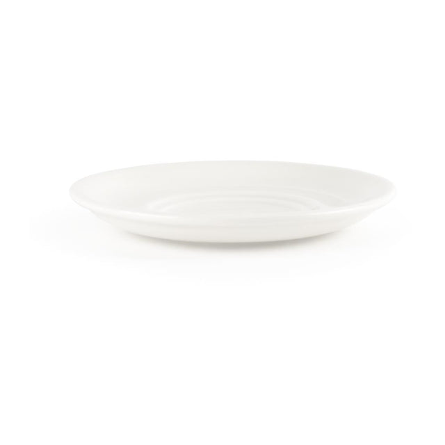 Churchill Whiteware Maple Saucers 150mm (Pack of 24) - P734 Churchill Super Vitrified Churchill   
