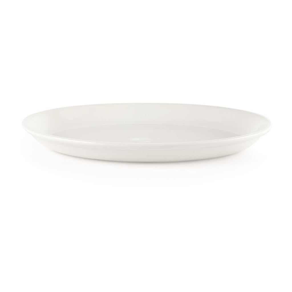 Churchill Whiteware Oval Platters 254mm (Pack of 12) - P744 Churchill Super Vitrified Churchill   