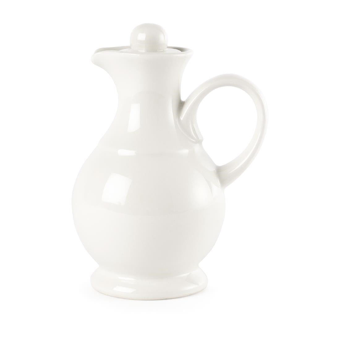 Churchill Whiteware Vinegar and Oil Bottles 170ml (Pack of 6) - P745 Churchill Super Vitrified Churchill   