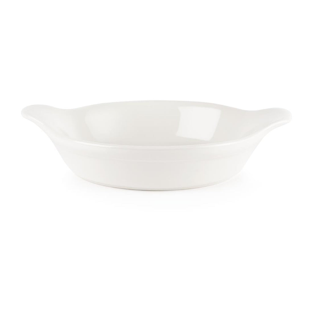 Churchill Round Eared Shirred Egg Dishes 180mm (Pack of 6) - P771 Churchill Super Vitrified Churchill   