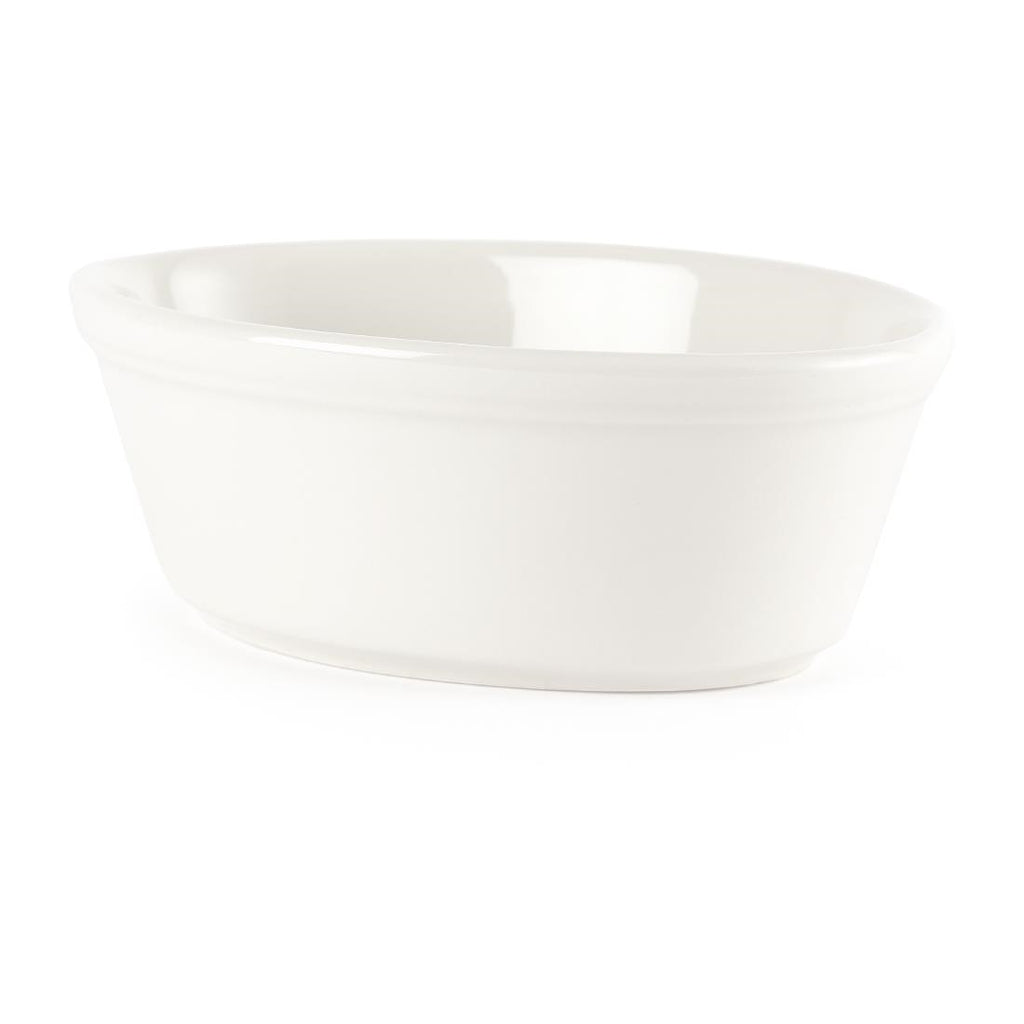 Churchill Oval Pie Dishes 150mm (Pack of 12) - P776 Churchill Super Vitrified Churchill   