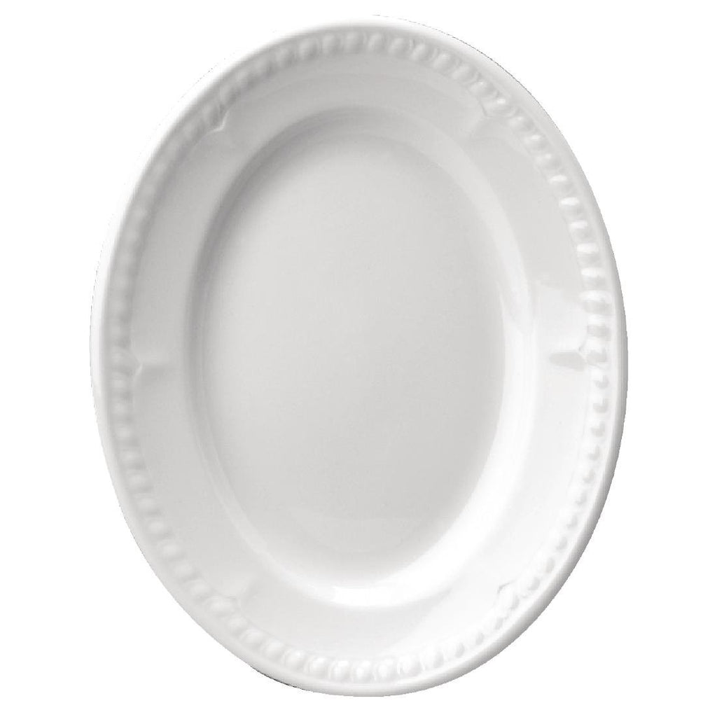 Churchill Buckingham Oval Platters 309mm (Pack of 12) - P860 Churchill Super Vitrified Churchill   